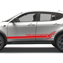 Custom Hornet Logo Doors Side Stripes Vinyl Decals for Dodge Hornet_3