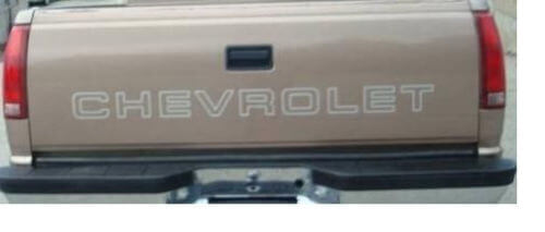 Chevrolet Outline Lettering Tailgate Vinyl Decal Sticker for Chevrolet Colorado