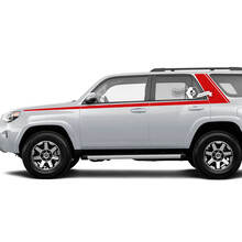 Body Stripes Lines Flat Side Window Vinyl Sticker Decal fit to Toyota 4Runner 13-24 TRD Fifth generation
 2