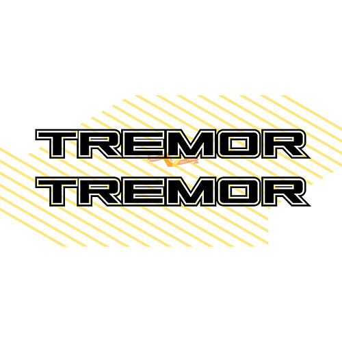 Pair Truck Bed Decal Tremor Set Ford Super Duty F250 F150 F-350 Vinyl Stickers

