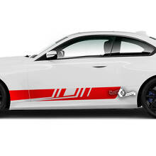 Pair BMW M2 M240 G42 F22 F87 M Performance Side Stripe Doors Stripe Vinyl Decal Sticker
 2