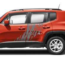 Custom Text Mud Splash Side Doors Vinyl Decals Sticker for Jeep Renegade 3