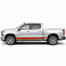 Diagonal Slot Door & Rocker Panel Vinyl Stripes for Chevrolet Silverado 1500 T1XX 2019-2026_4