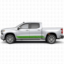 Topographic Contour Door & Rocker Panel Vinyl Stripes for Chevrolet Silverado 1500 T1XX 2019-2026_6