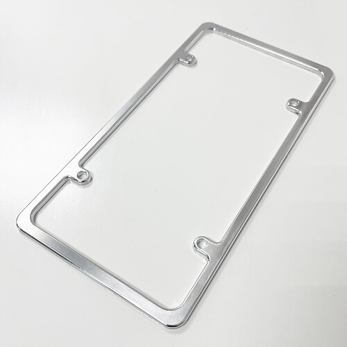 Blank Billet Slimline AU Australia License Plate Frame CNC Aircraft Grade Aluminum
