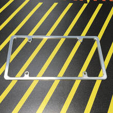 Slimline Blank Billet Aluminum US License Plate Frame_3