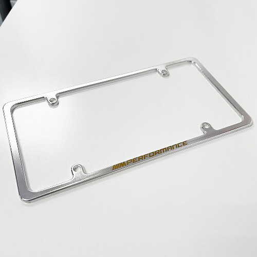 M Performance Billet Slimline US USA License Plate Frame CNC Aircraft Grade Aluminum
 1