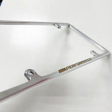 M Performance Billet Slimline US USA License Plate Frame CNC Aircraft Grade Aluminum
 2