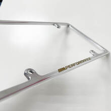 M Performance Style Billet Aluminum Slimline US License Plate Frame_2