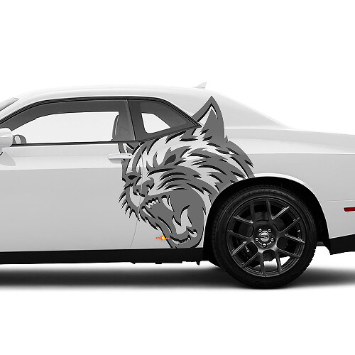 Wildcat Rear Fender Vinyl Decal Set for Dodge Durango