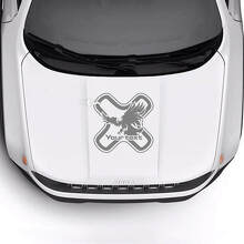 Autocollant vinyle personnalisée tête de l'aigle chauve pour capot 2 pour Jeep Renegade 2