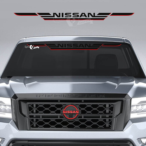 Nissan Windshield Vinyl Decal For Nissan Frontier 