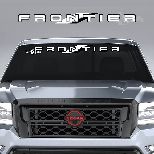 Brand Lettering Windshield Vinyl Decal for Nissan Frontier Pro-4X