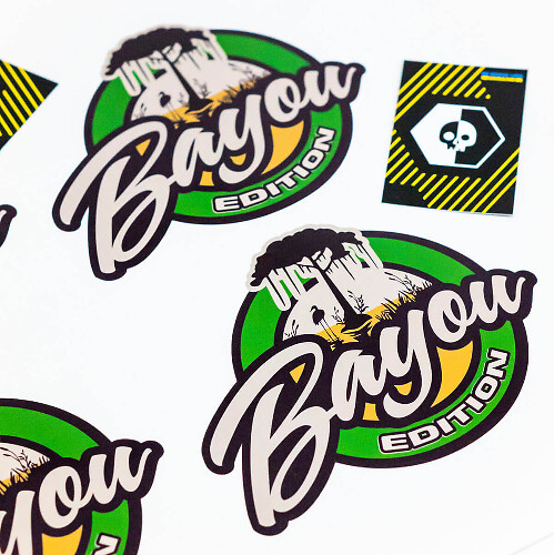 Bayou Edition Badge Vinyl Decal Set for Jeep Truck