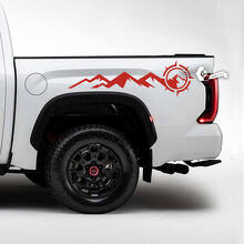 Mountain Compass Rear Side Vinyl Decal for Toyota Tundra_3