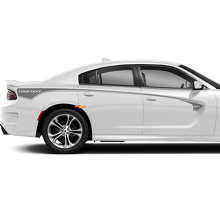  GT Logo Custom Text Side Stripes Vinyl Decal Kit for Dodge Charger_3