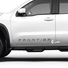 Pair Nissan Frontier Car Decal Graphic Sticker Side Doors Logo Vinyl Graphic Decals
 2