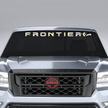 Windshield Nissan Logo Frontier Vinyl Stickers Decals Graphics 2 Colors
 2