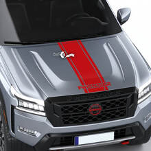 Nissan Frontier S SV Pro-4x Hood Decal Stripe Vinyl Line Logo Graphic Decals Sticker
 2