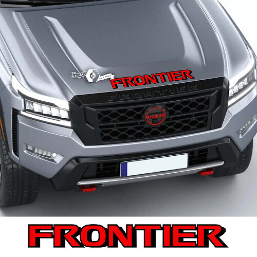 FRONTIER Bonnet Lettering Vinyl Decal for Nissan Frontier