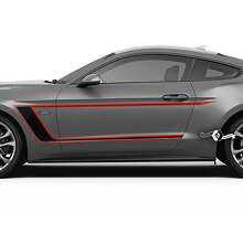 Accent Stripes Side Door Vinyl Decal Kit for Musclecar Shelby GT500 GT350 Mach1_2