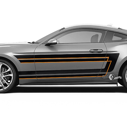 Autoben Fender Strepen Sticker Grafiek Vir Ford Mustang Shelby GT500 GT350