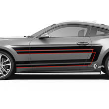 Doors Fender Stripes for Ford Mustang Shelby GT500 GT350 GT500 GT350 Mach 1 Mach 1 Logo 2 Colors
 2