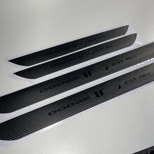 4x Dodge Challenger 100th Anniversary Door Sill Vinyl Decal Stickers
 3