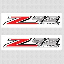 Z92 OFF ROAD Vinyl Decal Sticker For Chevy Silverado _2