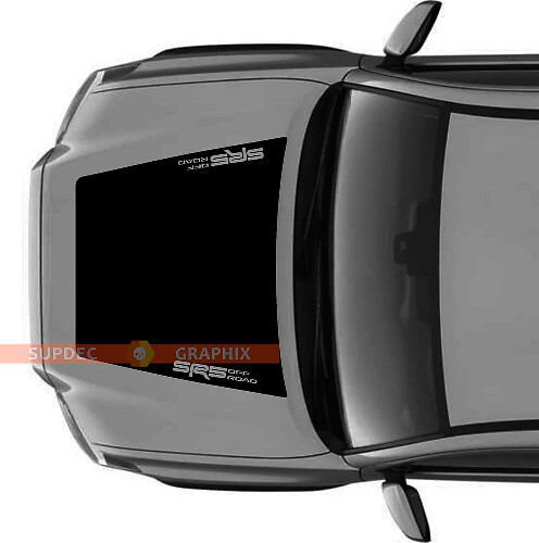 Autocollants Vinyle Capot Noir Pour Toyota Tacoma 2016-2021