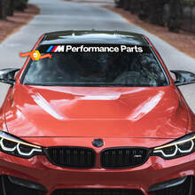 BMW M Performance Parts Windshield Banner with Background Window decal sticker
 2