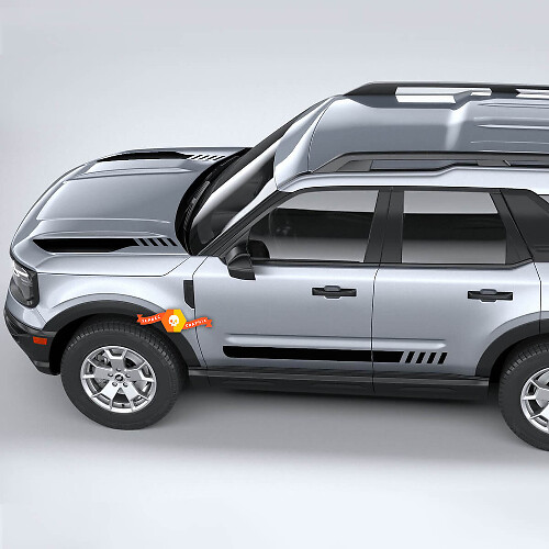 Kit de Rayas para Capó y Laterales 2 para Ford Bronco Sport Primera Edición