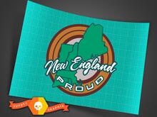 New England Proud State Pride Vinyl Decal Pair for Jeep_2