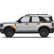 Ford Bronco Sport First Edition Topographic Lines Sides Up Stripes Decals Stickers 2 colors
 2