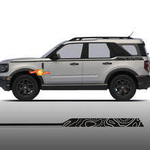 Ford Bronco Sport First Edition Topographic Lines Sides Up Stripes Decals Stickers 2 colors
 4