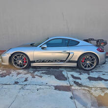 Porsche 718 Cayman GT4 MR Side Stripes Decal Sticker
 2