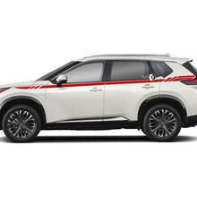 Racing Style Stripes Side Vinyl Decal Sticker for Nissan Rogue_2