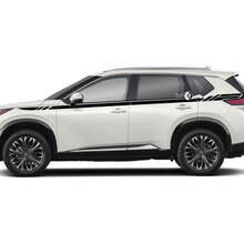 Pair Nissan Rogue Side Up Door Stripes Sticker Decal Vinyl Graphic
 3