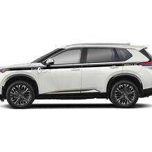 Pair Nissan Rogue Front Fender Side Up Door Rear Fender Trim Logo Stripes Sticker Decal Vinyl Graphic
 3