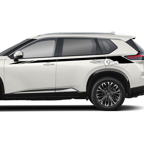 Accent Stripes Side Vinyl Decal Sticker for Nissan Rogue