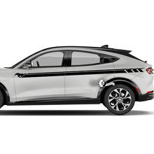 Pair Musclecar Musclecarmodel MACH-E MACH E Doors Line Stripes Side Door Decal vinyl stickers
 3