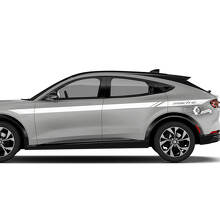 Pair Ford Mustang MACH-E MACH E Doors Top Line Stripes Side Door Decal vinyl stickers
 2