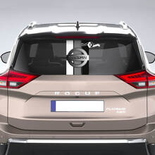 Rear Window Decal for Nissan Rogue Vinyl Sticker Graphic Tri colors Stripes
 3