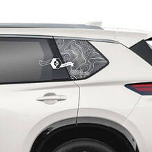 Nissan Rogue Side Rear Window Vinyl Decal Sticker Graphic
 5