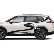 Nissan Rogue S Wave Side Doors Vinyl Decal Sticker Graphic
 3