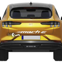 Rear Checkered Stripe Decal for Ford Mustang MACH-E MACH E Vinyl Sticker
 5