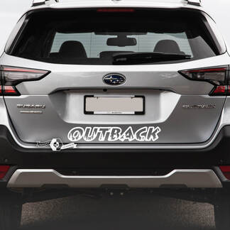 Subaru Outback Rear Forest Vinyl Sticker Decal Graphic
