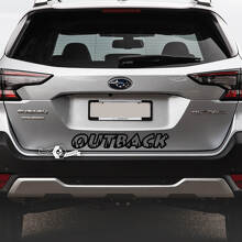 Suba Outback Rear Forest Vinyl Sticker Decal Graphic
 2