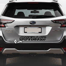 Subaru Outback Rear Forest Vinyl Sticker Decal Graphic
 2