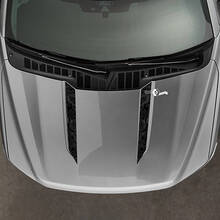 Ford F150 F-150 2021-2024 Wide Hood Spear Stripes Topographic Map Design Vinyl Decals And Graphic Stickers
 2